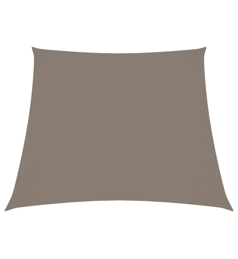 Voile de parasol Tissu Oxford trapèze 3/5x4 m Taupe