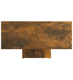 Table basse Chêne fumé 85x55x31 cm Bois d'ingénierie