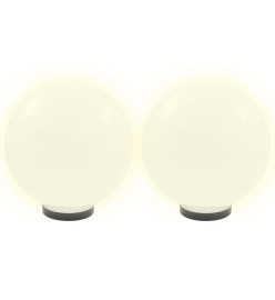 Lampes à LED sous forme de boule 4 pcs Sphérique 30 cm PMMA