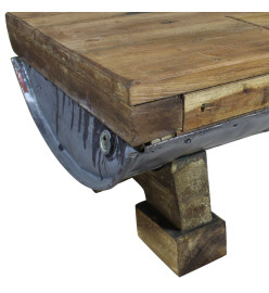 Table basse Bois de récupération massif 90 x 50 x 35 cm