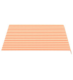 Tissu de remplacement pour auvent Jaune et orange 3x2,5 m