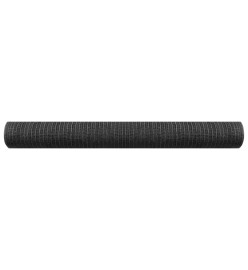 Filet brise-vue Anthracite 1,5x25 m PEHD 150 g/m²