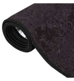 Tapis lavable antidérapant 80x300 cm Anthracite