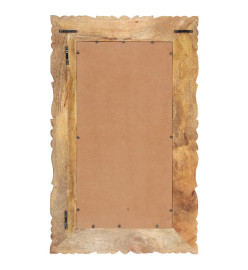 Miroir 80x50 cm Bois de manguier massif