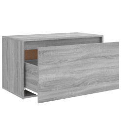 Banc d'entrée 80x40x45 cm Sonoma gris Bois d'ingénierie