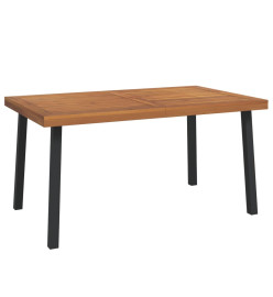 Table de jardin 150x90x75 cm Bois d'acacia solide