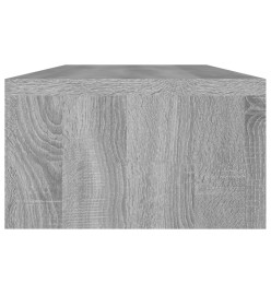 Support de moniteur Sonoma gris 60x23,5x12 cm Bois d'ingénierie