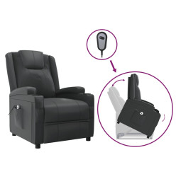 Fauteuil Noir Similicuir