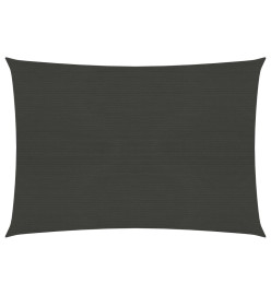 Voile d'ombrage PEHD 2x3,5 m Anthracite