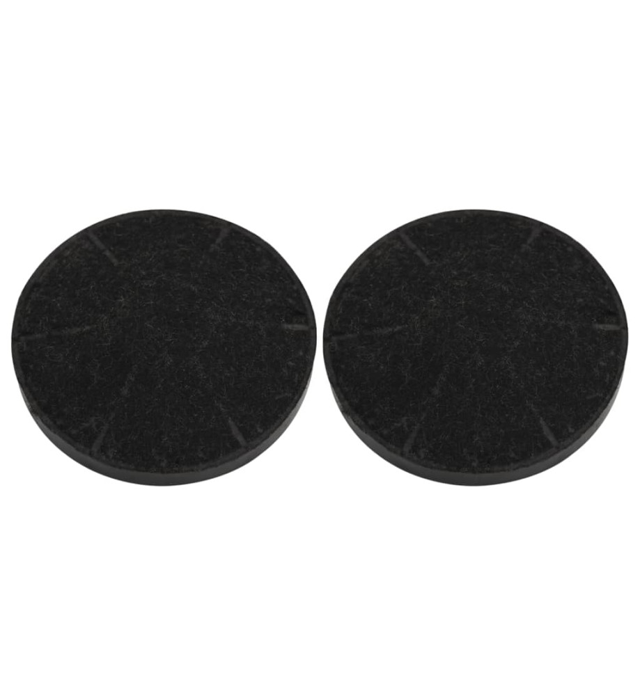 Filtres à charbon pour hotte de cuisine 2 pcs 105x21 mm