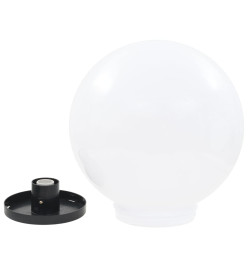 Lampe à LED sous forme de boule 2 pcs Sphérique 40 cm PMMA