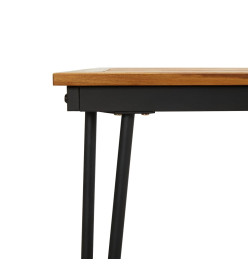 Table de jardin avec pieds épingle à cheveux 180x90x75 acacia