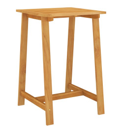 Table de bar de jardin 70x70x104 cm Bois d'acacia massif
