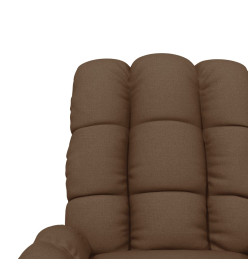 Fauteuil de massage Marron Tissu