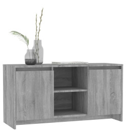 Meuble TV Sonoma gris 102x37,5x52,5 cm Aggloméré