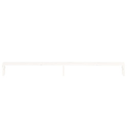 Support de moniteur Blanc 100x27x10 cm Bois de pin solide