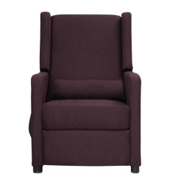 Fauteuil électrique de massage Violet Tissu