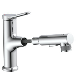 EISL Mitigeur de lavabo VARIABILE avec douchette extractible chrome