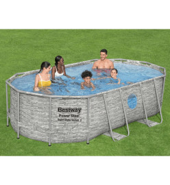 Bestway Ensemble de piscine Power Steel 427x250x100 cm