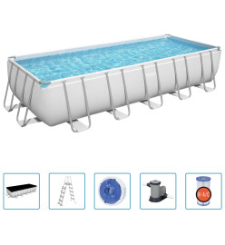 Bestway Piscine rectangulaire hors sol Power Steel 19281 L