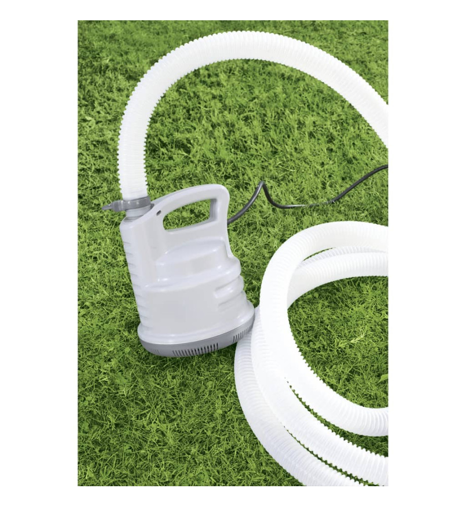 Bestway Pompe de vidange de piscine Blanc