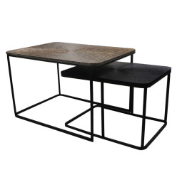 HSM Collection Ensemble de tables basses 2 pcs Fletcher