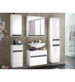 Trendteam Armoire murale de rangement en couleur Sol blanc