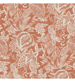 DUTCH WALLCOVERINGS Papier peint Mae Orange et beige