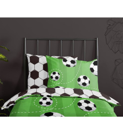 Good Morning Housse de couette pour enfants Soccer 140x200/220 cm