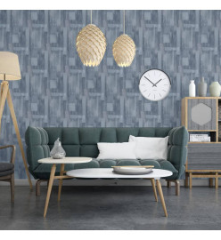 DUTCH WALLCOVERINGS Papier peint Wood Gris