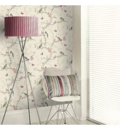 DUTCH WALLCOVERINGS Papier peint Phoebe Lilas