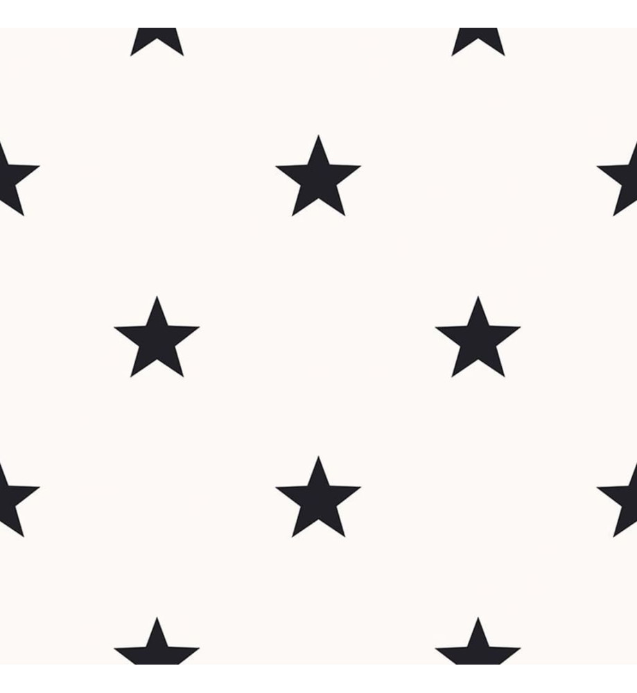 Noordwand Papier peint Friends & Coffee Little Stars Noir et blanc