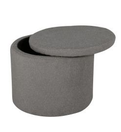 Venture Home Pouf Dunken 51x51x43 cm Teddy Grège