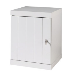 Vipack Table de chevet avec porte Robin Bois Blanc