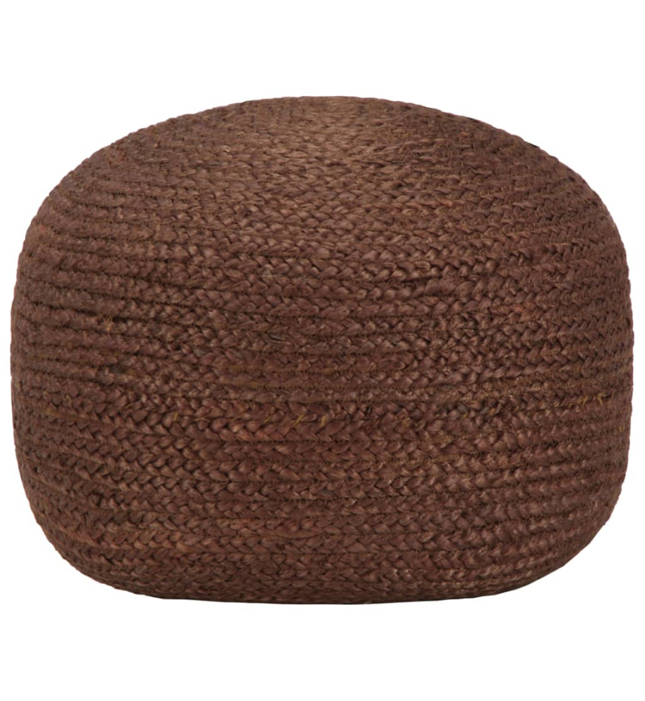 Pouf fait à la main Marron 40 x 45 cm Jute