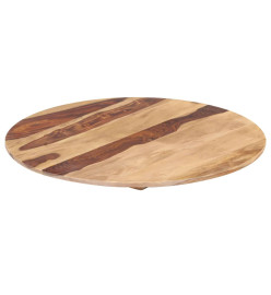 Dessus de table Bois solide Rond 25-27 mm 80 cm