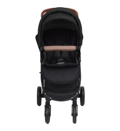 Poussette pour bébé 2-en-1 Anthracite Acier