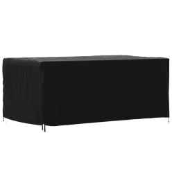 Housse de salon de jardin noir 172x113x73 cm imperméable 420D