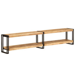 Meuble TV 200x30x40 cm bois massif de manguier