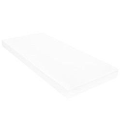 Lit mi-haut avec matelas 90x200 cm Marron miel Pin massif