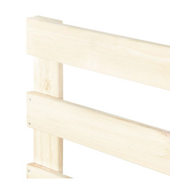 Cadre de lit de palette Bois de pin massif 100 x 200 cm