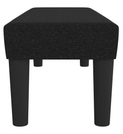 Banc Noir 100x30x30 cm Tissu