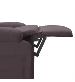 Fauteuil de massage Marron foncé Tissu