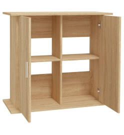 Support pour aquarium chêne sonoma 81x36x73cm bois d'ingénierie