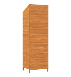 Remise de jardin Marron 55x52x174,5 cm Bois de sapin solide