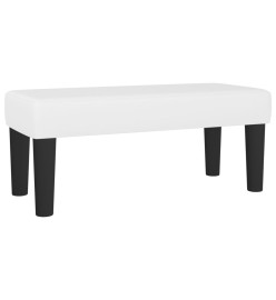 Banc Blanc 70x30x30 cm Similicuir