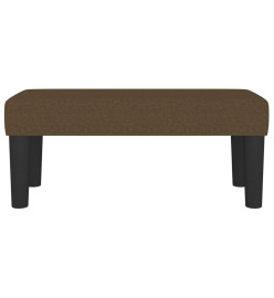 Banc Marron foncé 70x30x30 cm Tissu