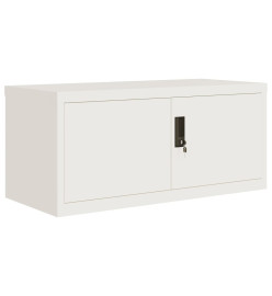 Classeur blanc 90x40x110 cm acier