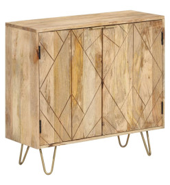 Buffet 80x30x75 cm Bois de manguier solide