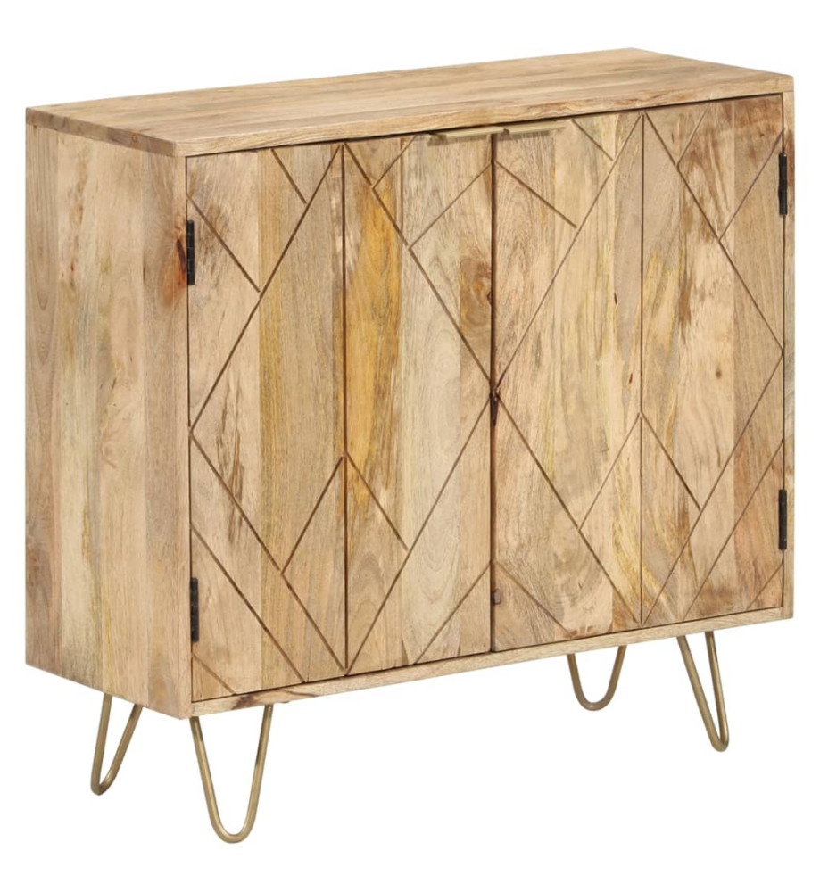 Buffet 80x30x75 cm Bois de manguier solide Buffet 80x30x75 cm Bois de manguier solide